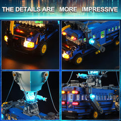 Mililier LED light kit for Lego Battle Bus 77073 — after-sales support for quick help.