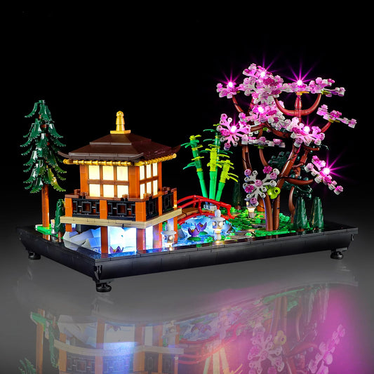 Mililier LED light kit for Lego 10315 shows easy installation for a brighter display.