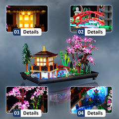Mililier LED light kit supports USB and battery power for flexible setup.