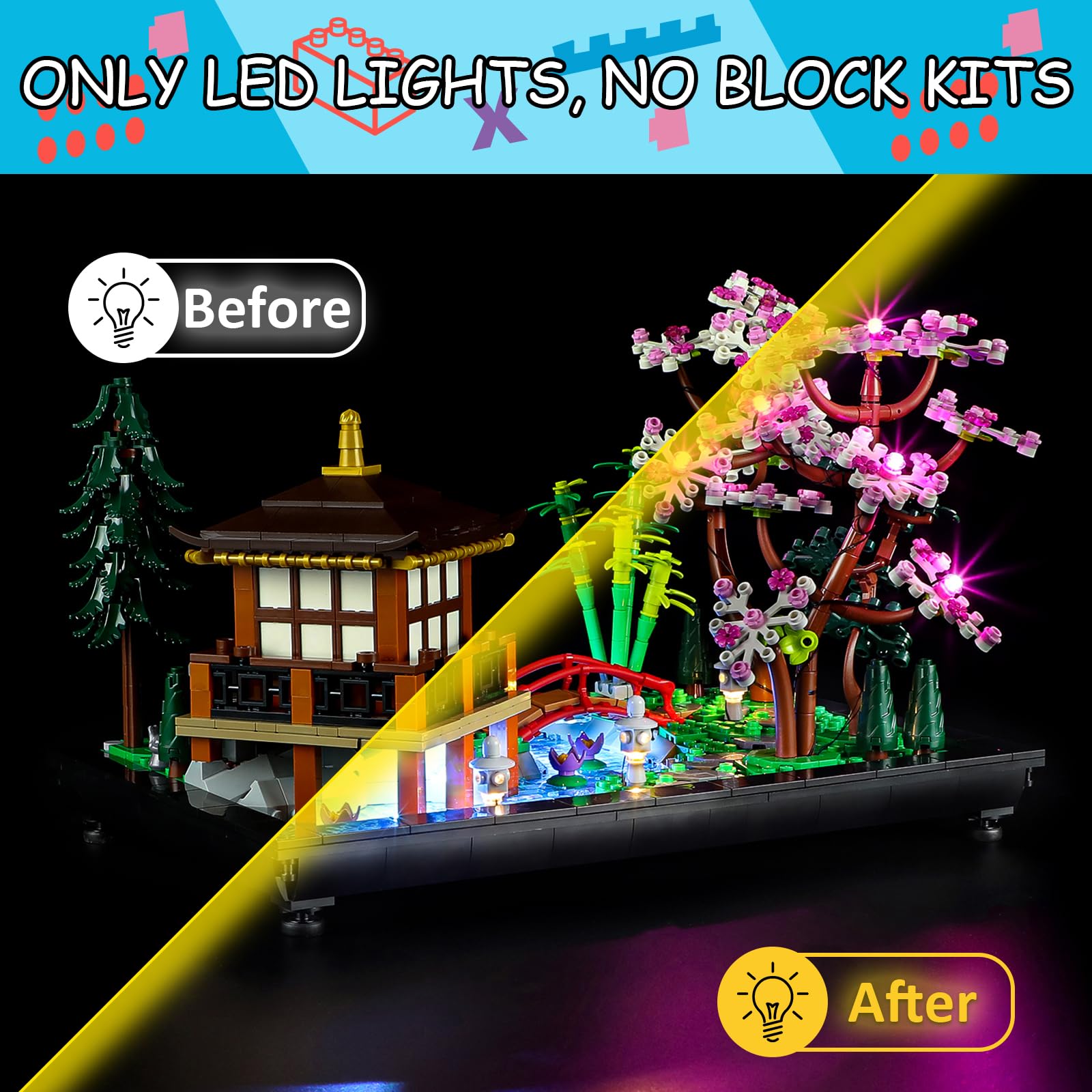 Mililier LED light kit for Lego 10315 adds a warm glow to your display.