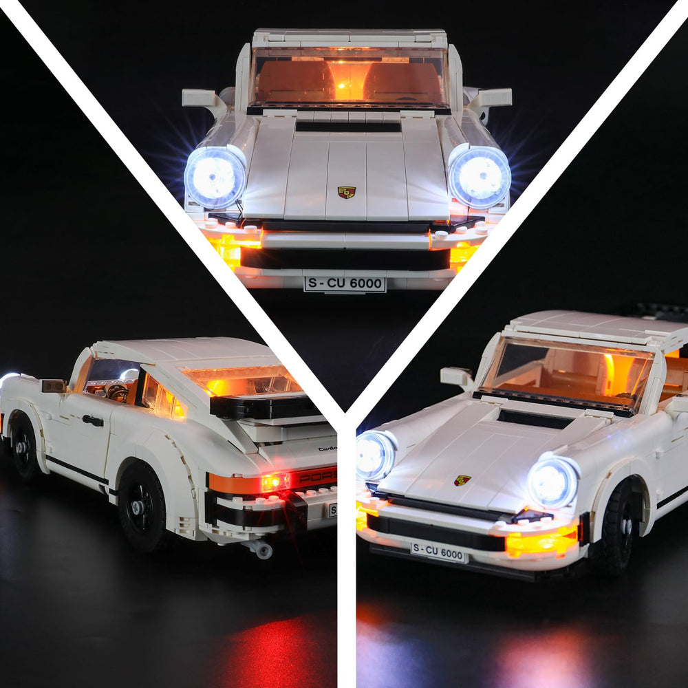 Mililier Porsche 911 LED kit cable management keeps wiring hidden