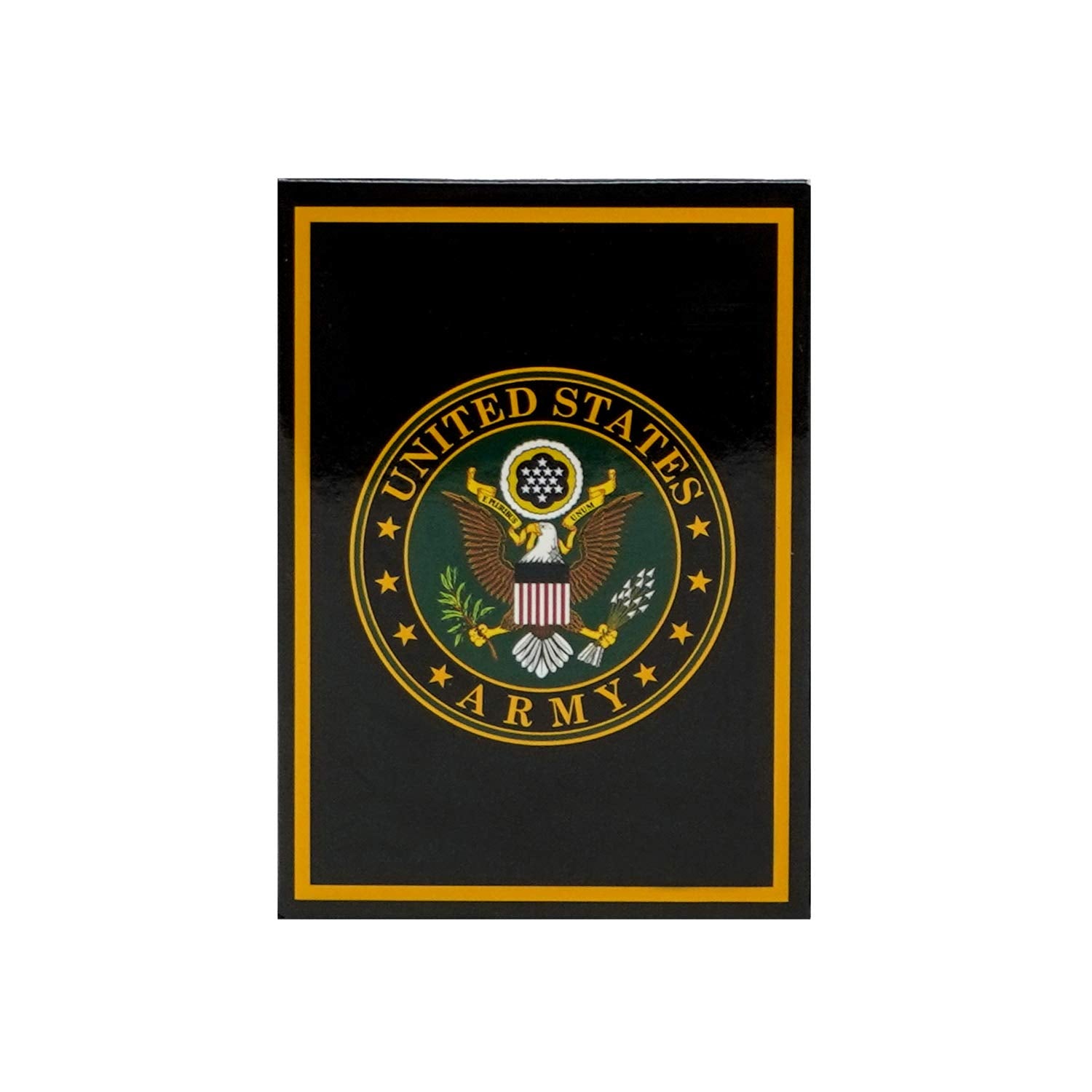 Military Gift Shop Army playing cards back design featuring full color logo