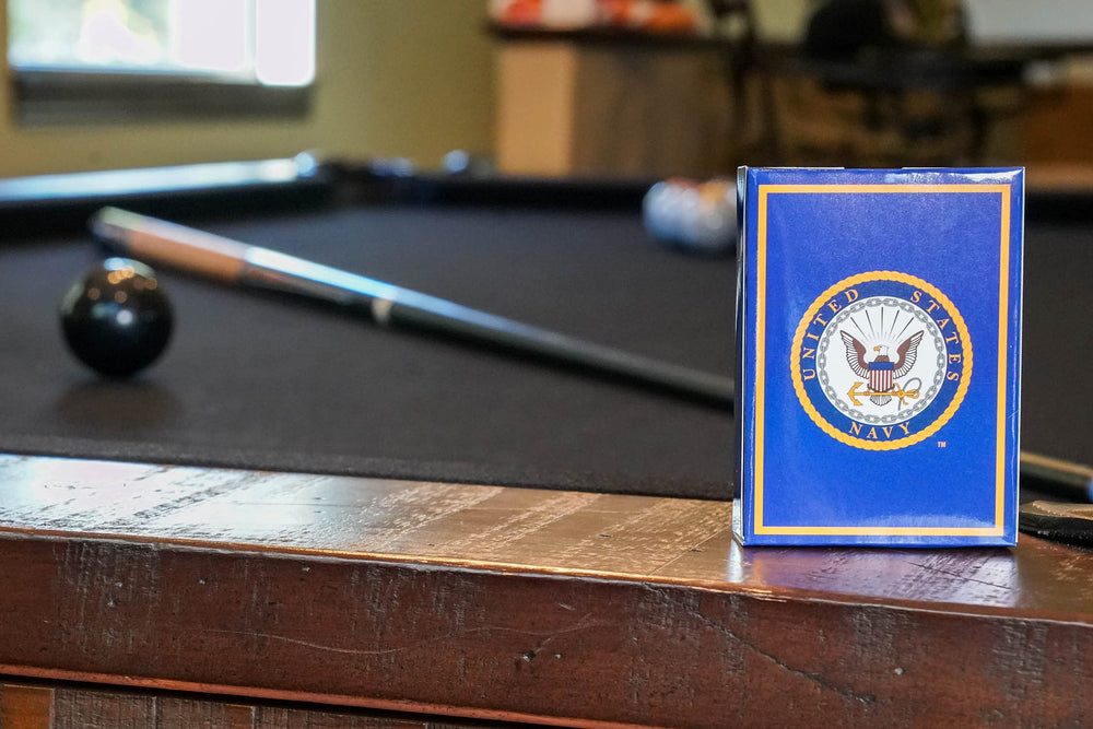Military Gift Shop coated card stock ensures smooth shuffling