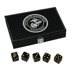 Premium black leather keepsake box with a refined, durable exterior