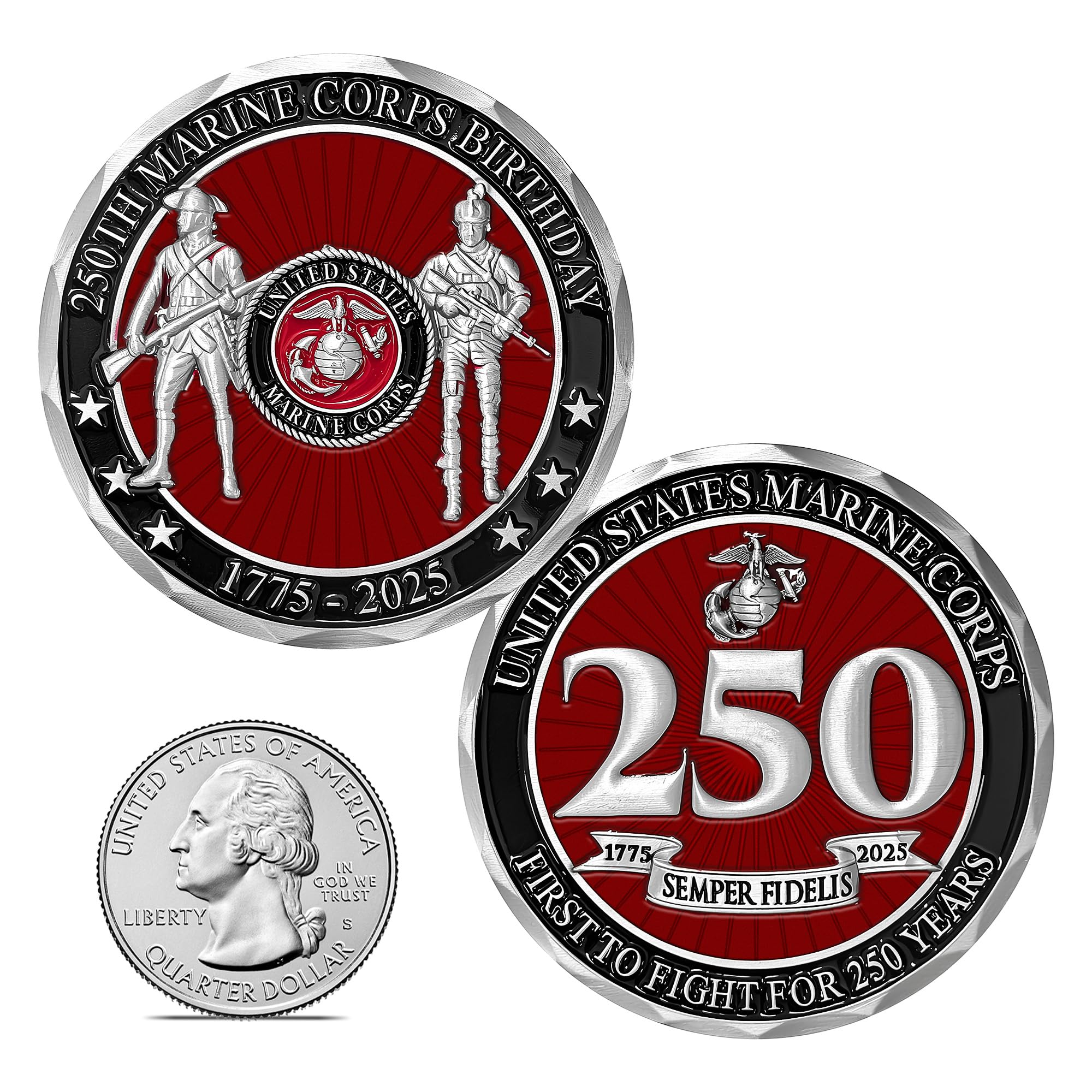 Military Gift Shop USMC 250th gift-ready keepsake for Marines and families.