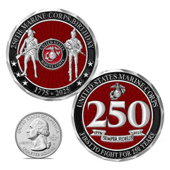 Military Gift Shop USMC 250th gift-ready keepsake for Marines and families.