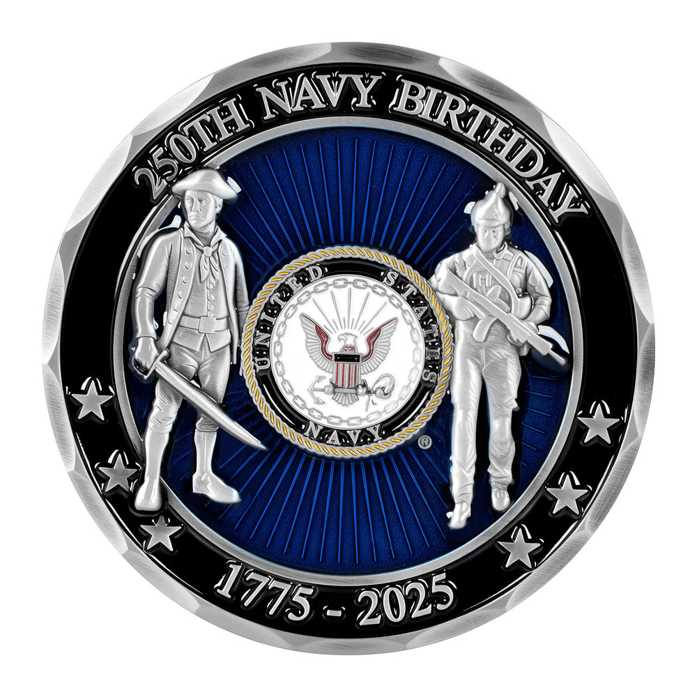 Military Gift Shop USN 250th coin ideal navy gift for service members