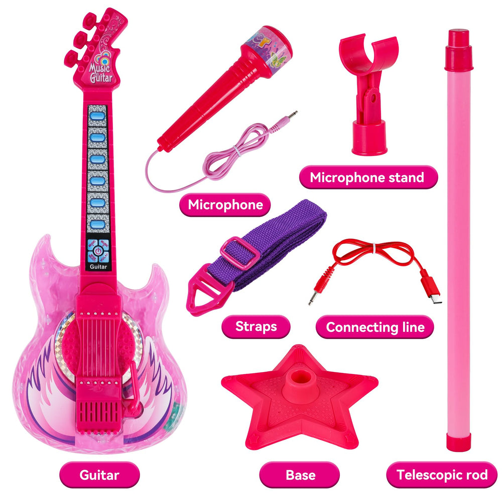 Milk Frog guitar-strap-red provides comfortable hands-free singing.