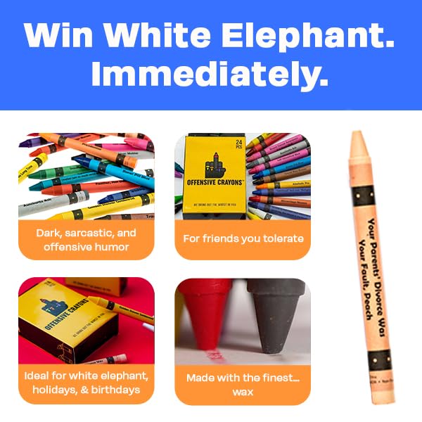 MilkToast Offensive Crayons non toxic wax with vegan friendly formula for safe creative sessions