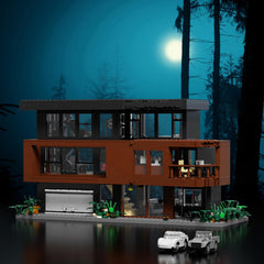 Millionspring architecture blocks with color-printed manual guiding easy assembly.