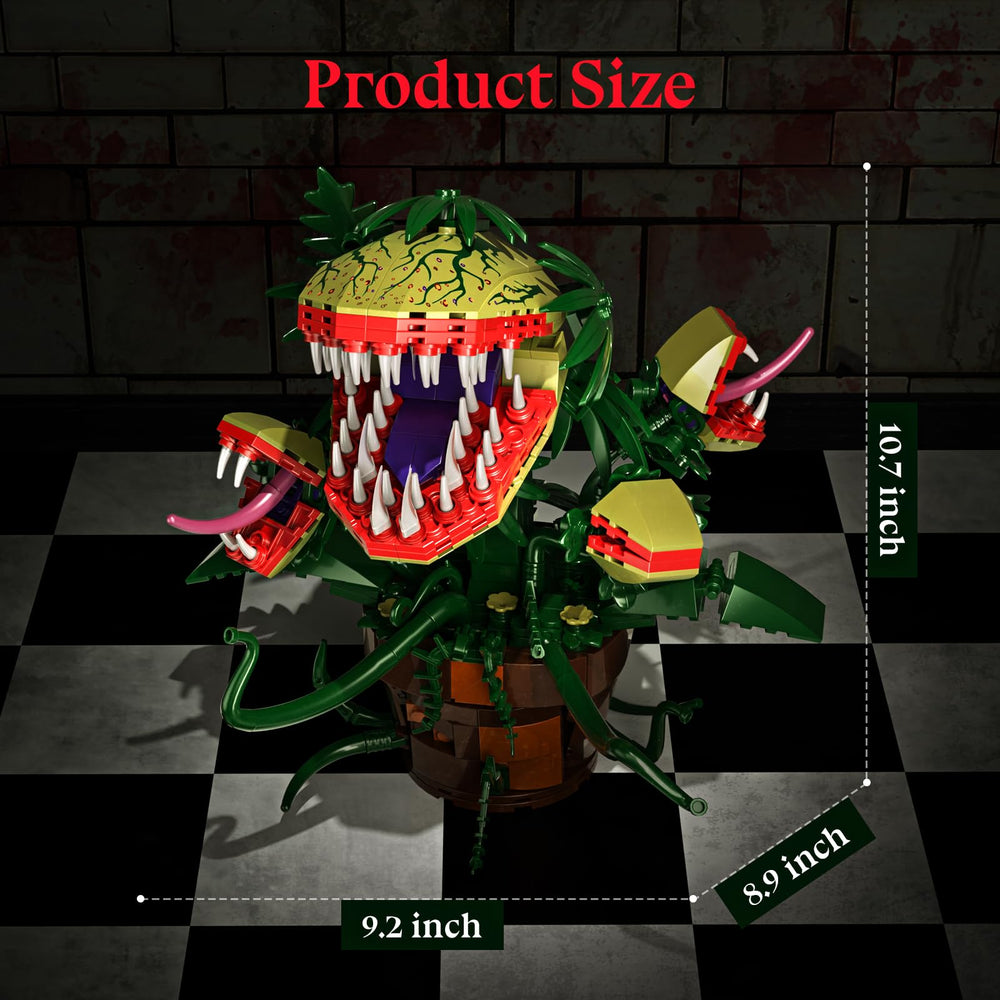 Millionspring finished Audrey II display fits compact shelf