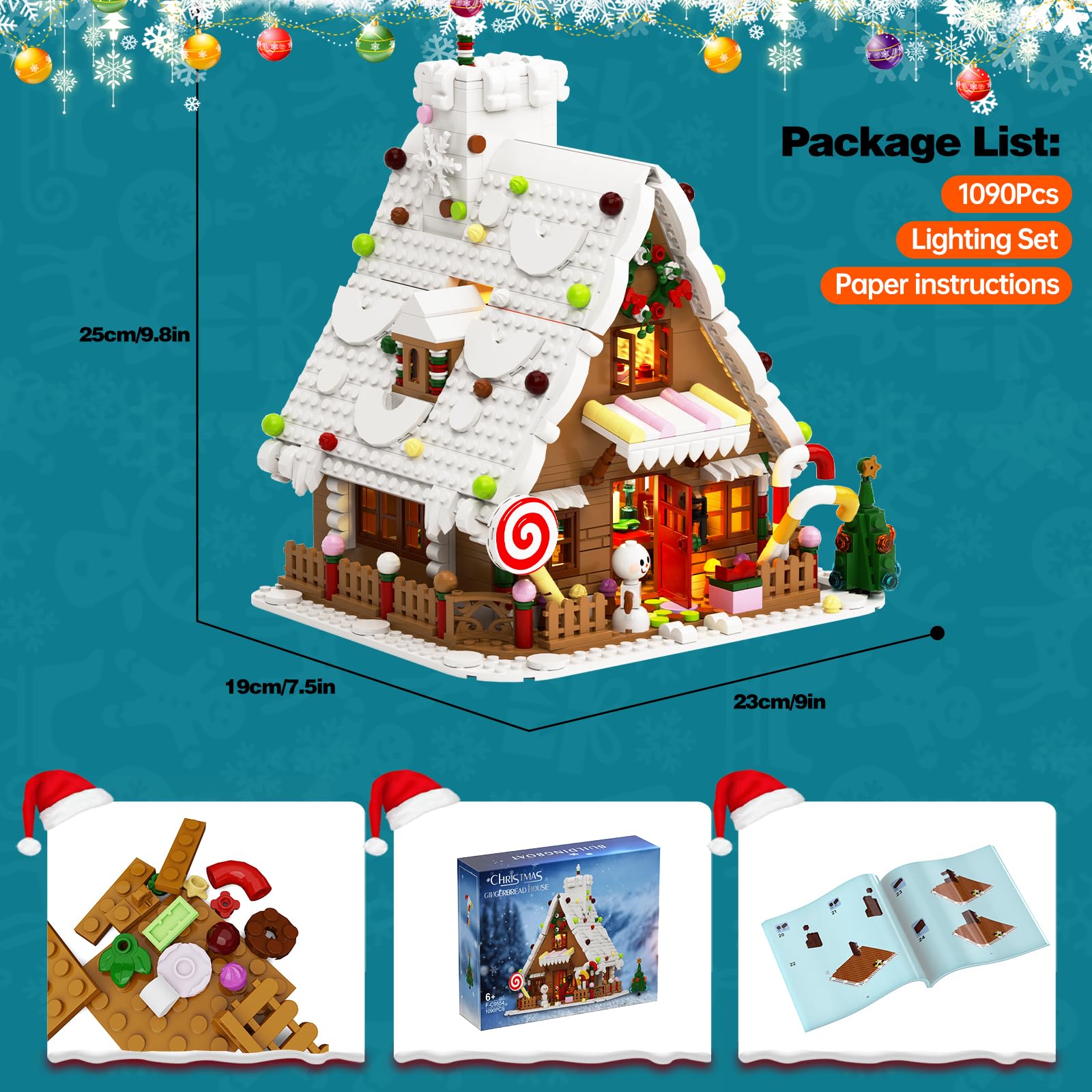 Millionspring warm-light kit included brightens holiday display.