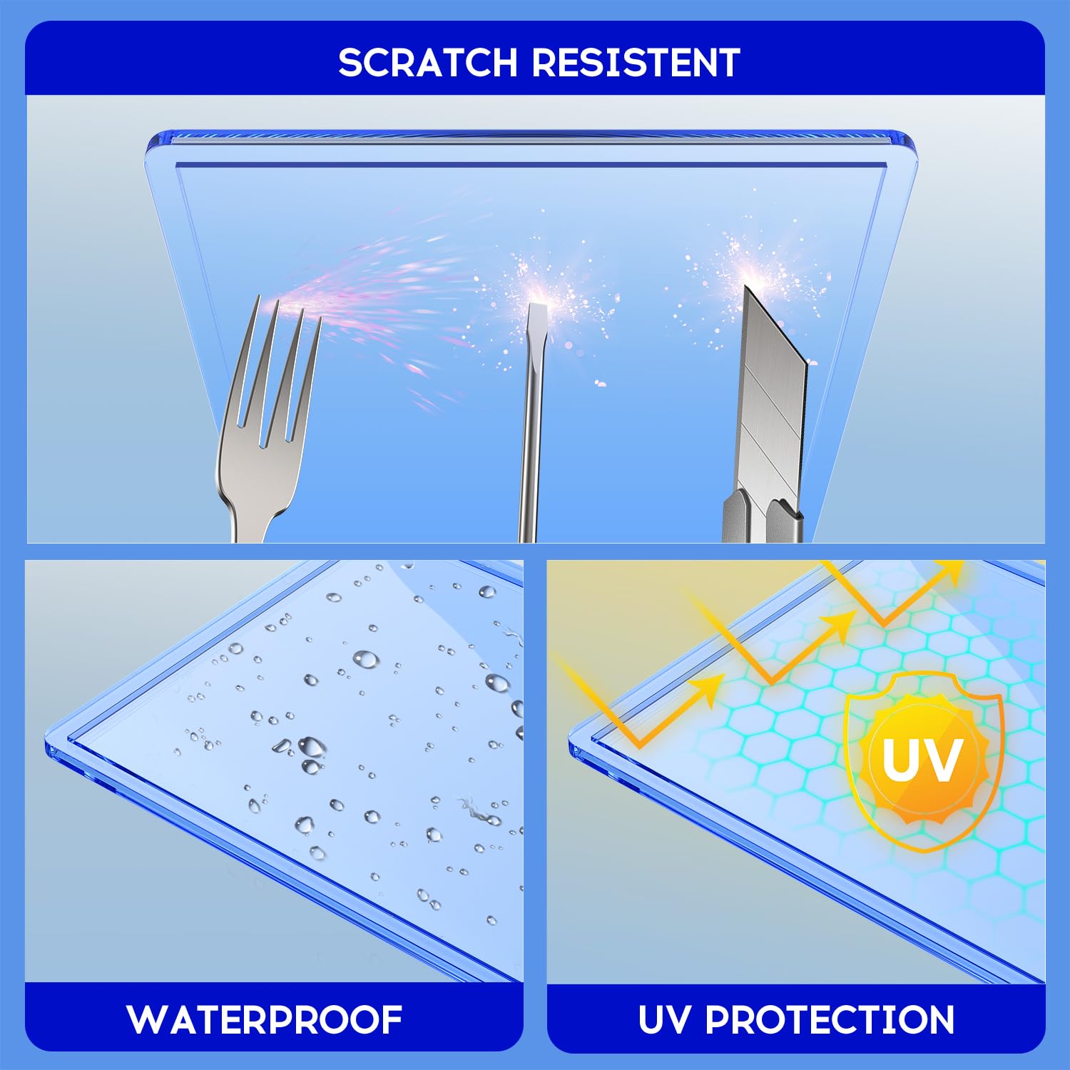 MILTNK card protectors offer waterproof, stain-resistant protection.