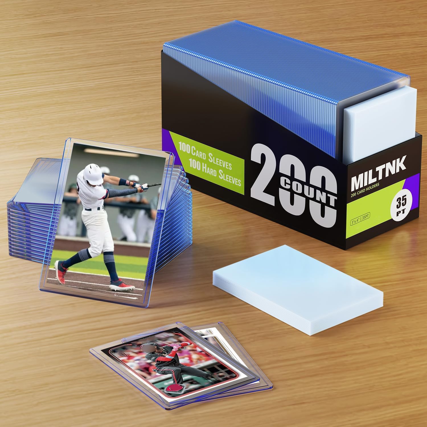 MILTNK edge-cut precision ensures clean stacking and display.