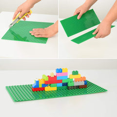 MIMAX baseplates with adhesive action demonstrates easy peel-and-stick installation.