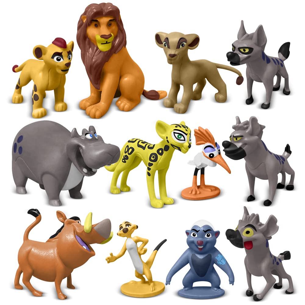 Minaso 12-pc mini animal figures set ideal for cake toppers and desk decor.