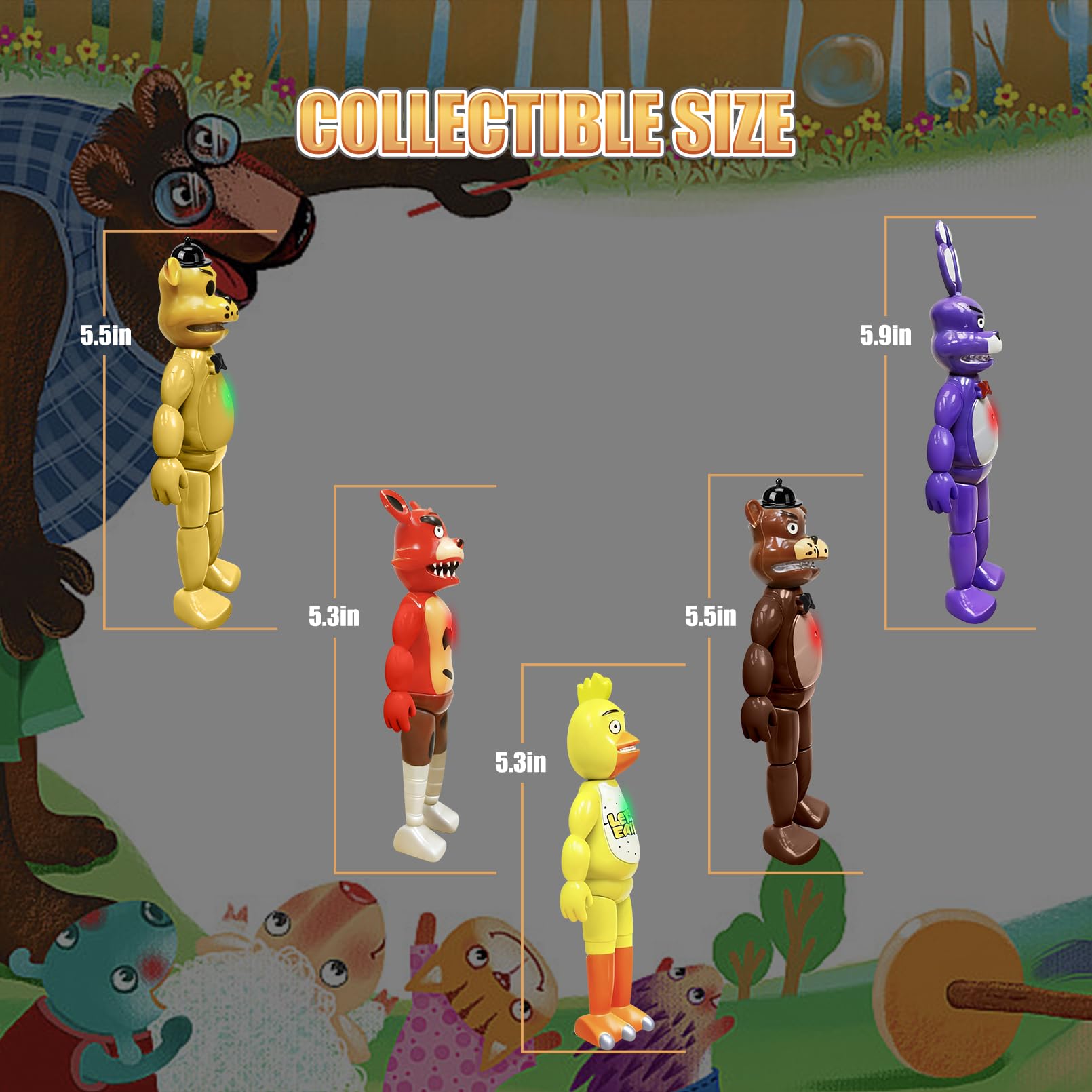 Minaso PVC material figures—durable and safe for play.