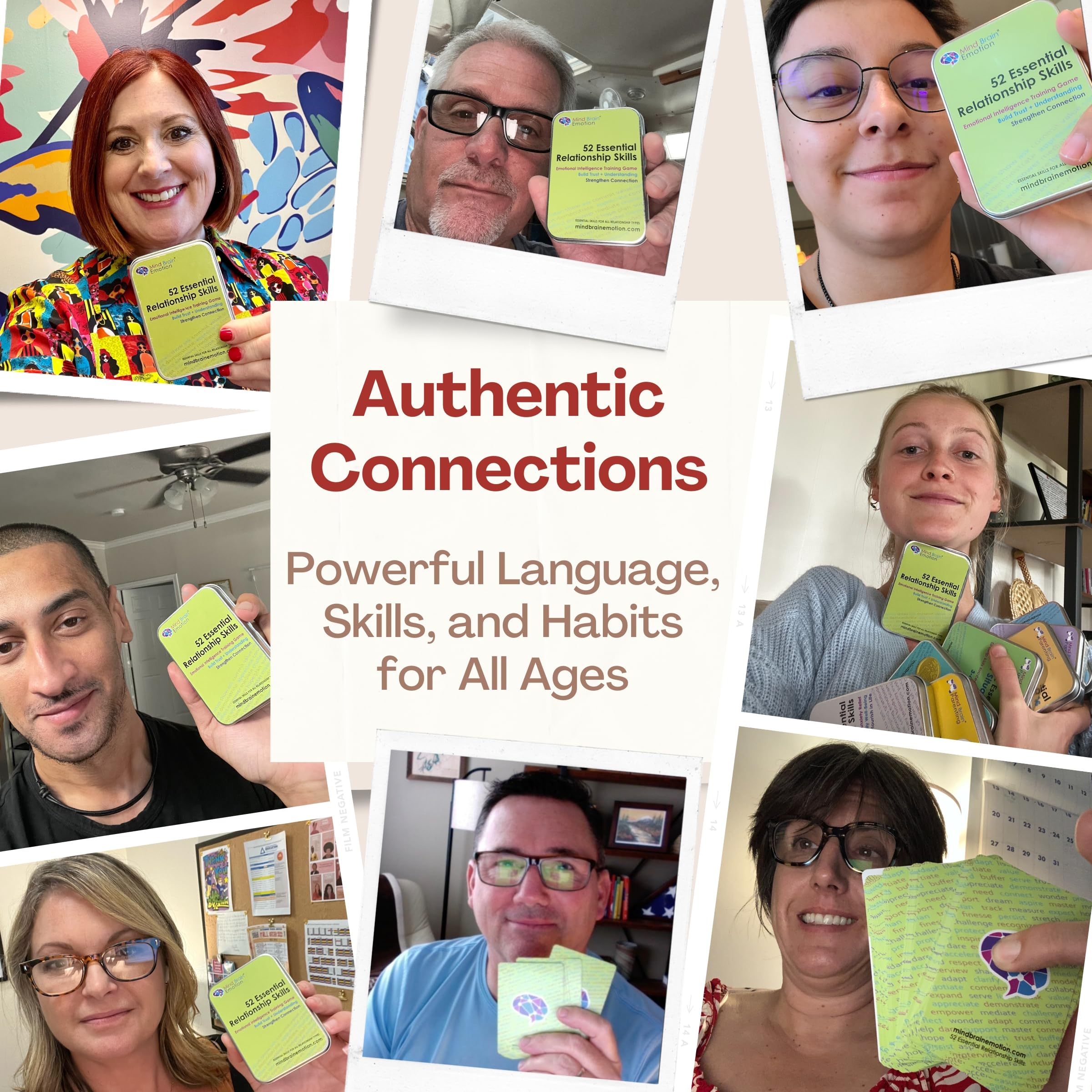 Mind Brain Emotion couple communication card supporting meaningful dialogue.