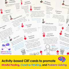 Mind Brain Emotion gift pack encourages ongoing coping practice.