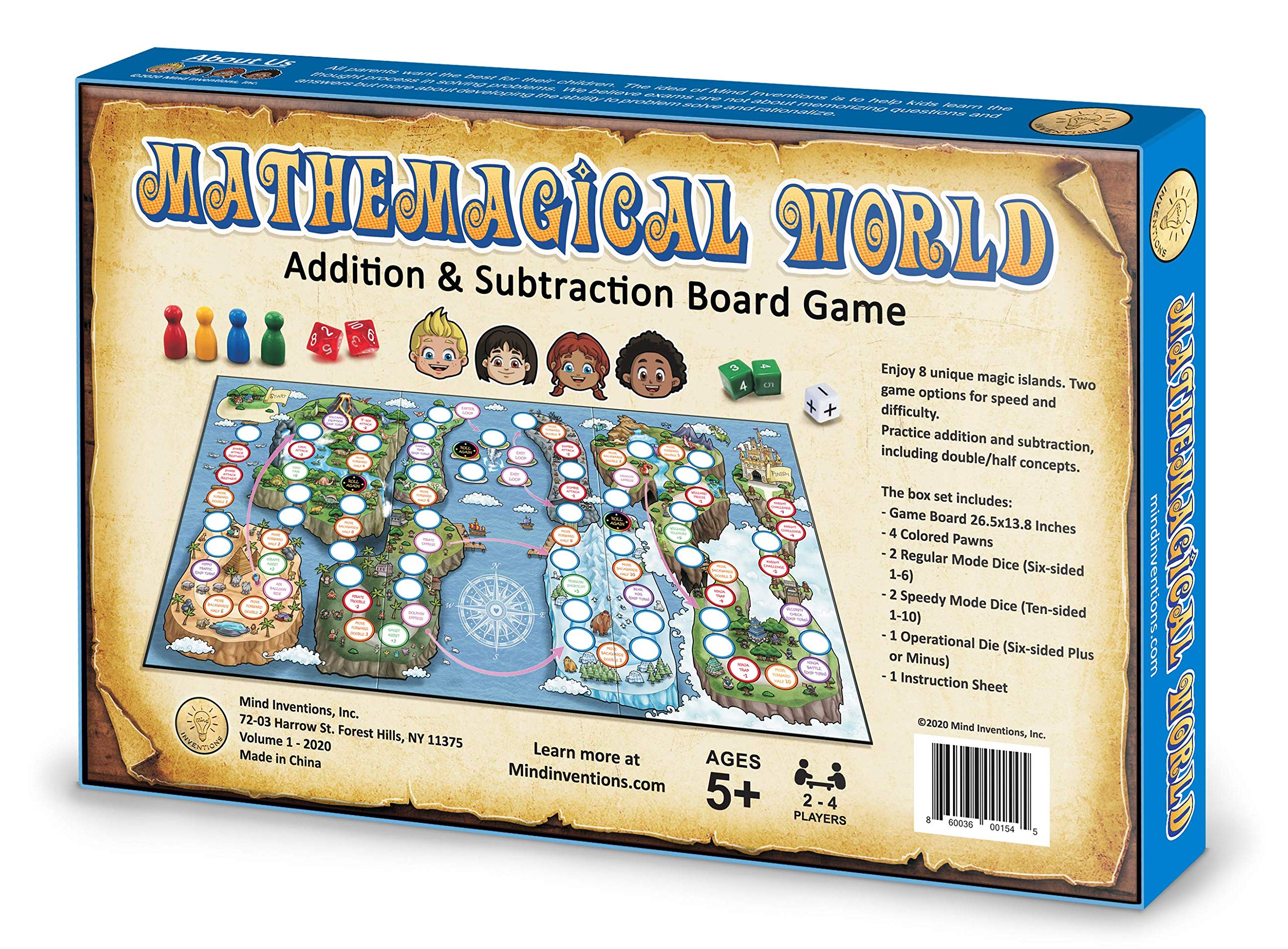 Mind Inventions Mathemagical World Ice Island uses cool visuals to help practice doubles and halves.