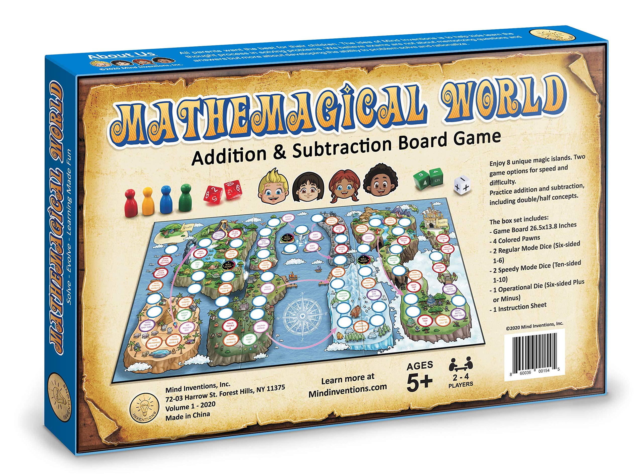 Mind Inventions Mathemagical World Pirate Island supports quick addition through engaging rounds.