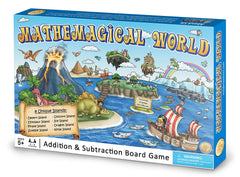 Mind Inventions Mathemagical World Unicorn Island inspires counting and strategy in a magical setting.