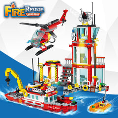 MindBox City Marine Fire Station front view shows sturdy design