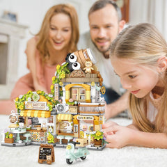 MindBox Durable, safe bricks promote long-lasting creativity in kids' cafe adventures.