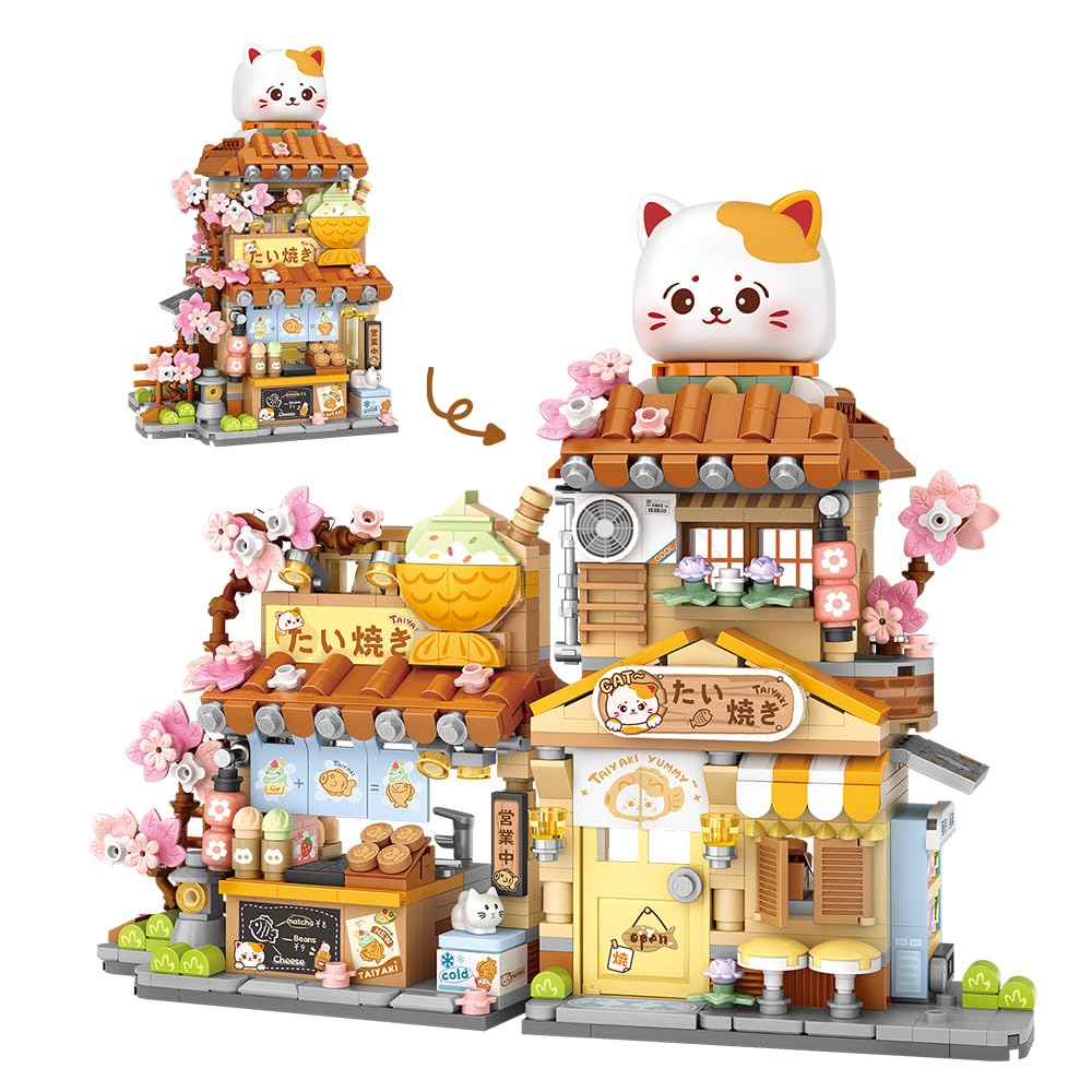 MindBox Lucky Cat Building Set front view with vibrant pieces for creative play