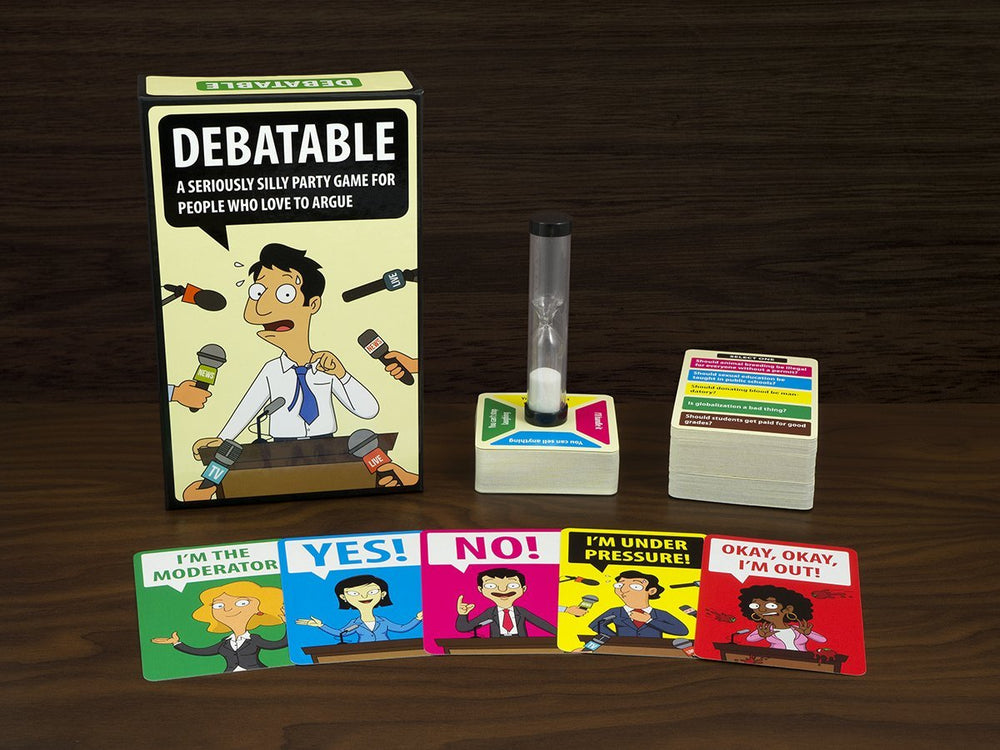 Mindmade Debatable debate king crown marks the winning moment in a fun session