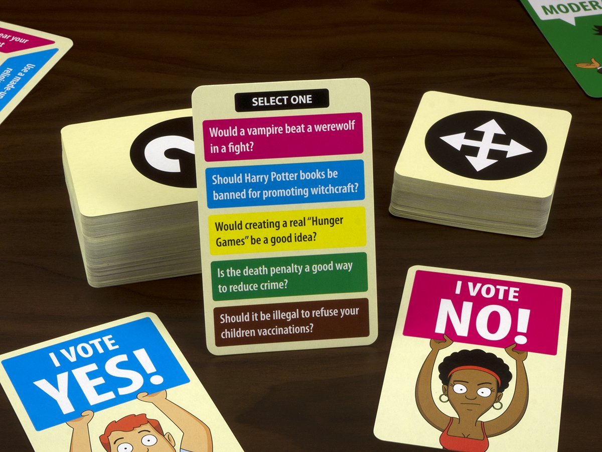 Mindmade Debatable players around table enjoy inclusive, energetic discussions