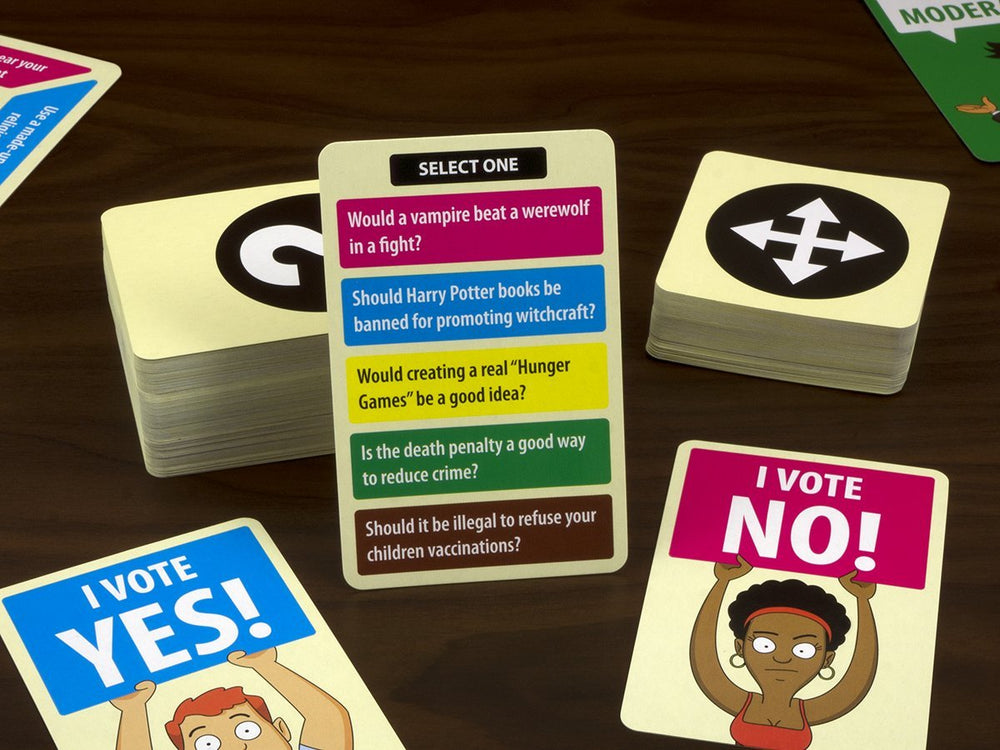 Mindmade Debatable players around table enjoy inclusive, energetic discussions
