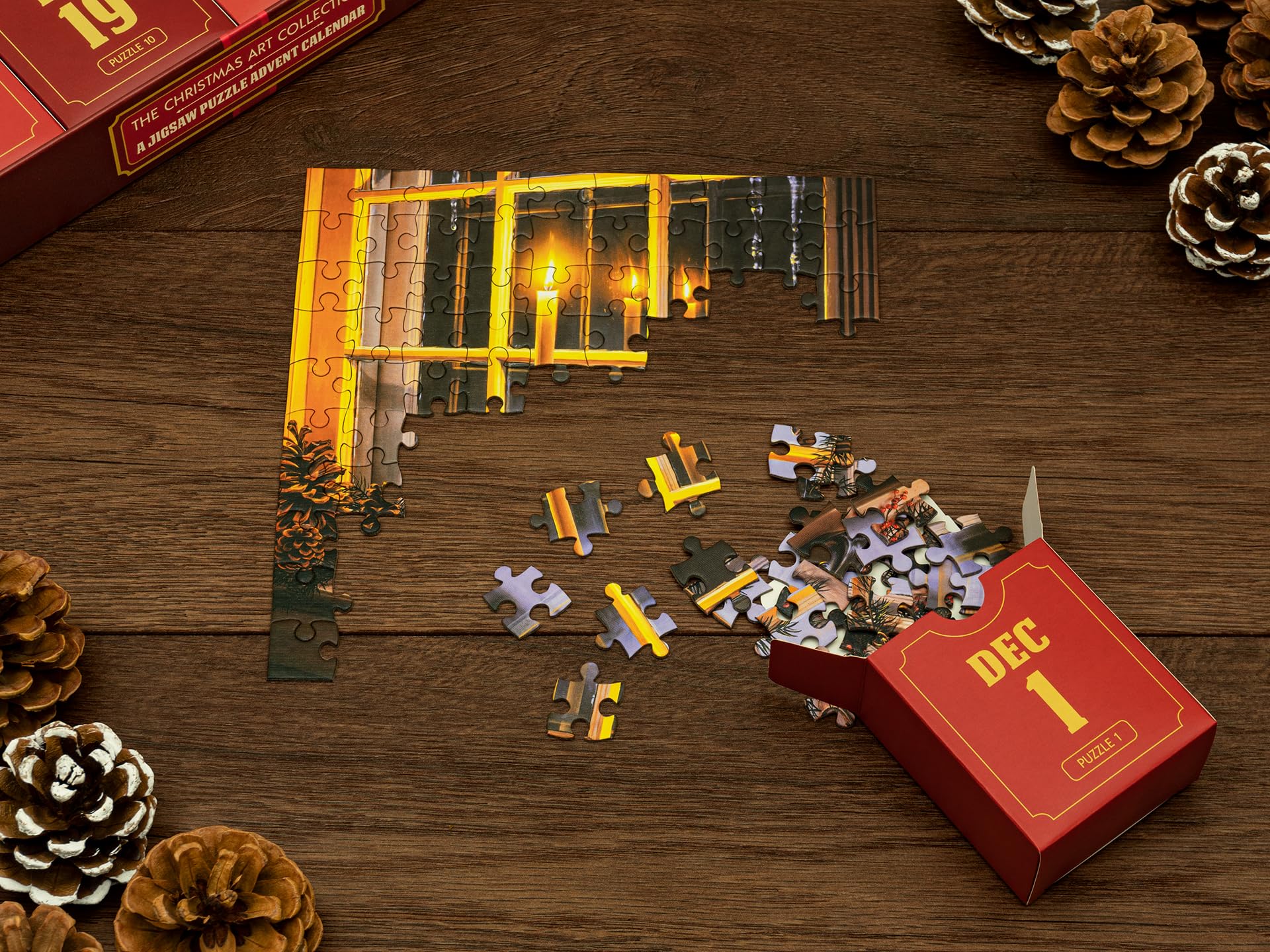 Mindmade December puzzle session poster booklet included for quick reference and planning
