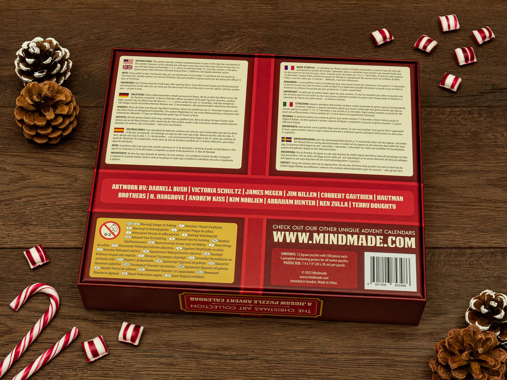 Mindmade reusable advent calendar lets you save pieces for next year