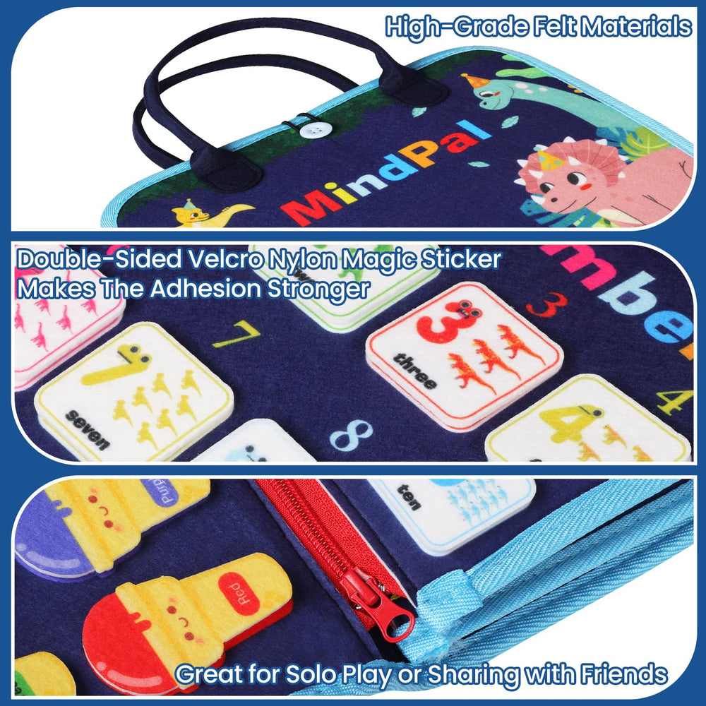 MindPal Busy Board buckles aid sequencing and independent dressing