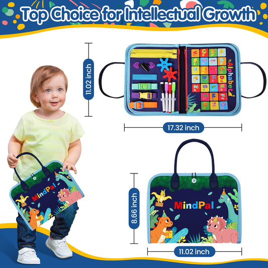 MindPal Busy Board laces boost finger dexterity during dressing practice