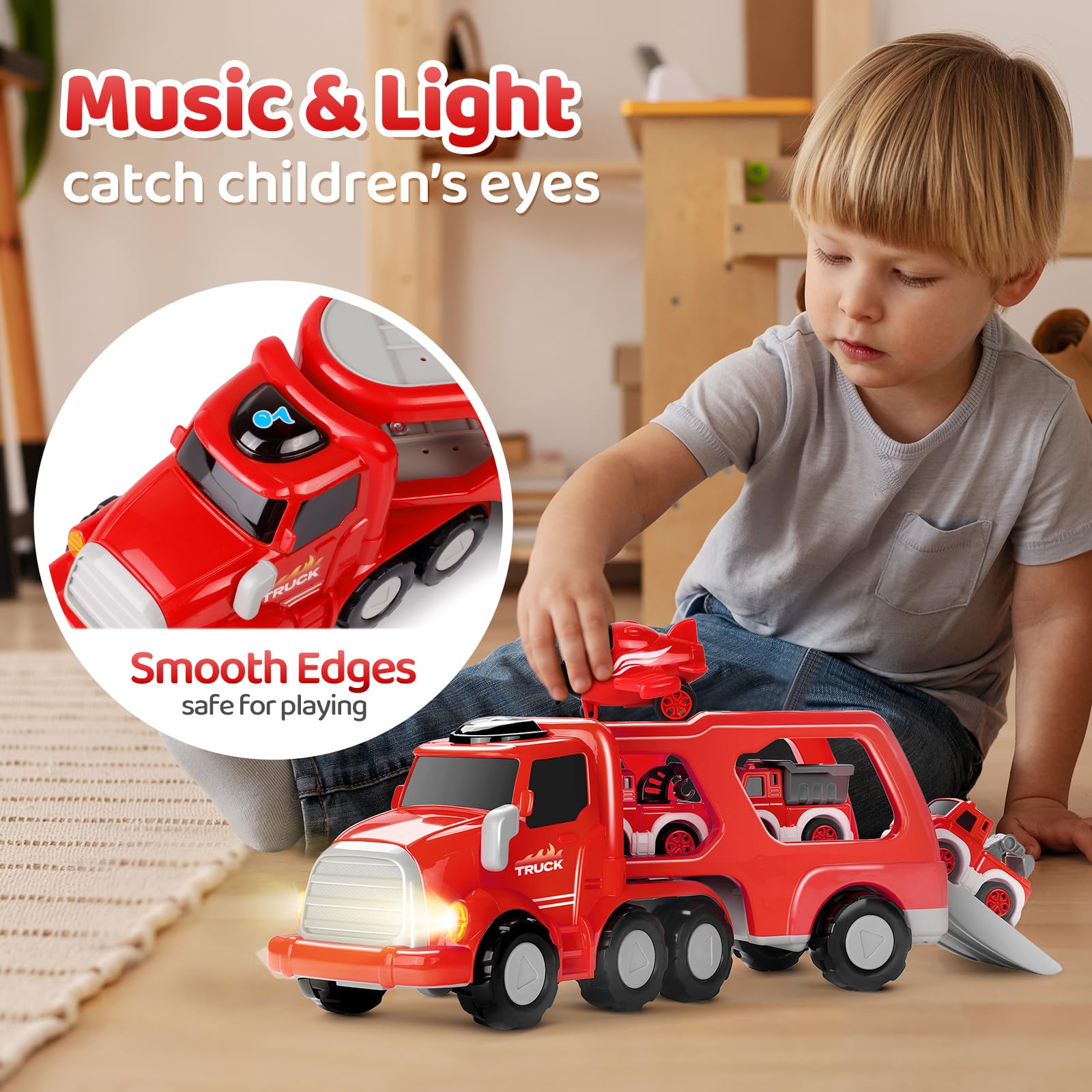 MindPal friction-powered cars roll smoothly for easy driveway play.