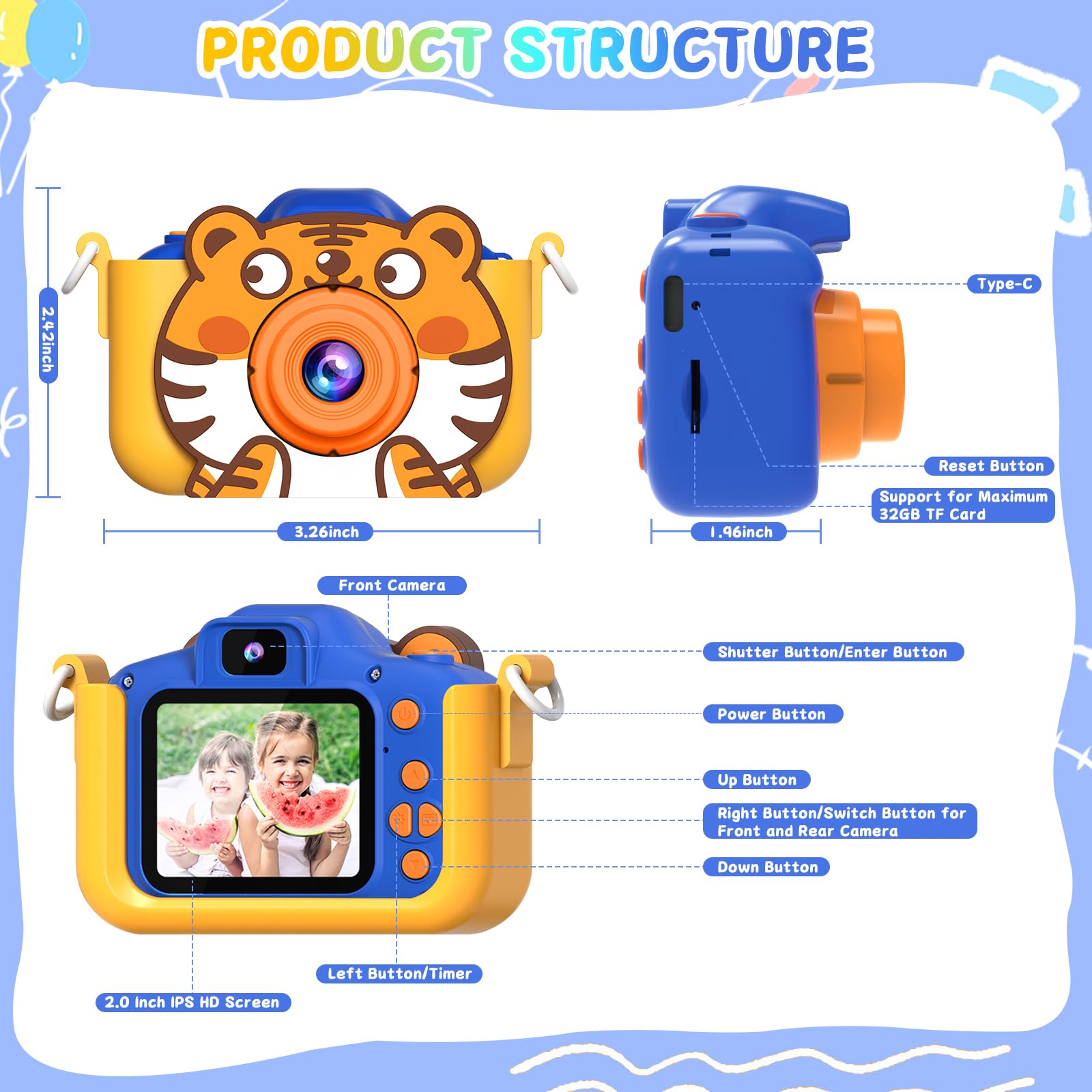 MindPal 32GB card and battery help kids shoot longer.