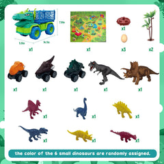 MindPal pull-back dino cars in action for quick race fun with friends.