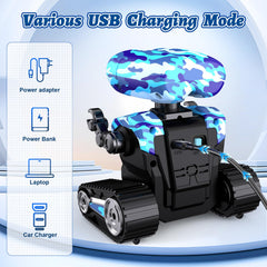 Child-friendly MindPal remote control held for easy 2.4GHz operation.