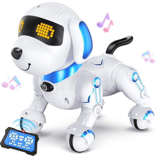 MindPal robot dog remote control enables precise steering for engaging play.