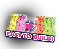 Mindscope Twister Tracks 11 feet of neon glow track in each package