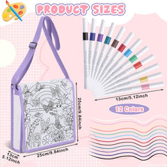 Mindsoft butterfly bag with adjustable strap for school or travel