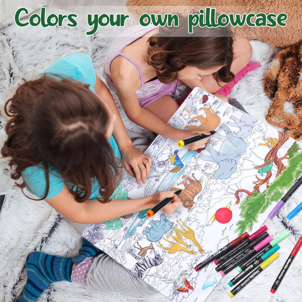 Mindsoft markers with washable, fade-resistant ink for reuse.