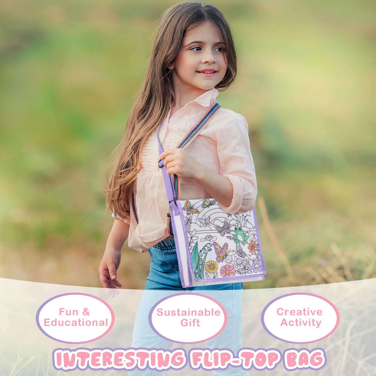 Mindsoft zipper closure crossbody bag to secure small items