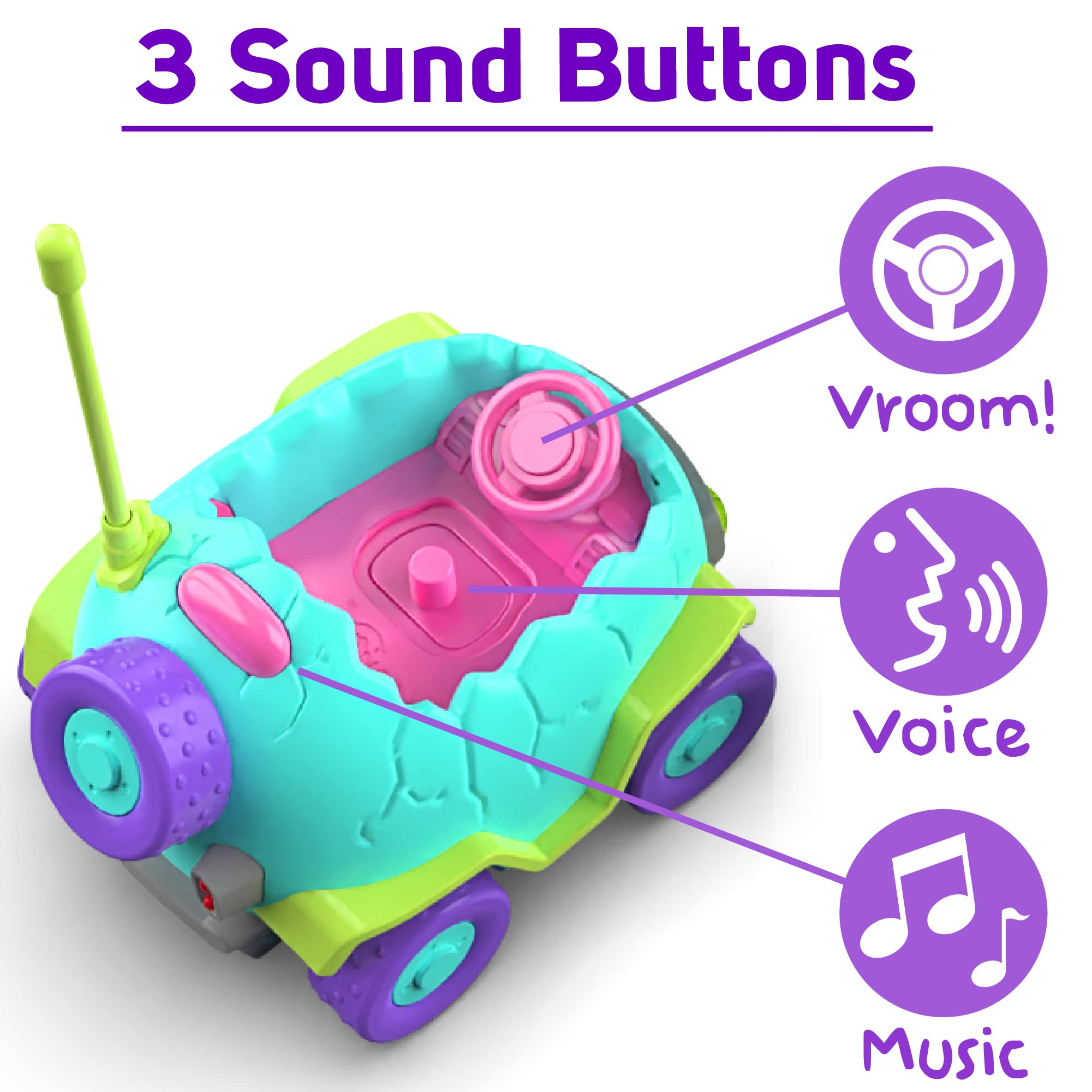 MindSprout Dino Chasers suitable for desk and floor play on flat surfaces