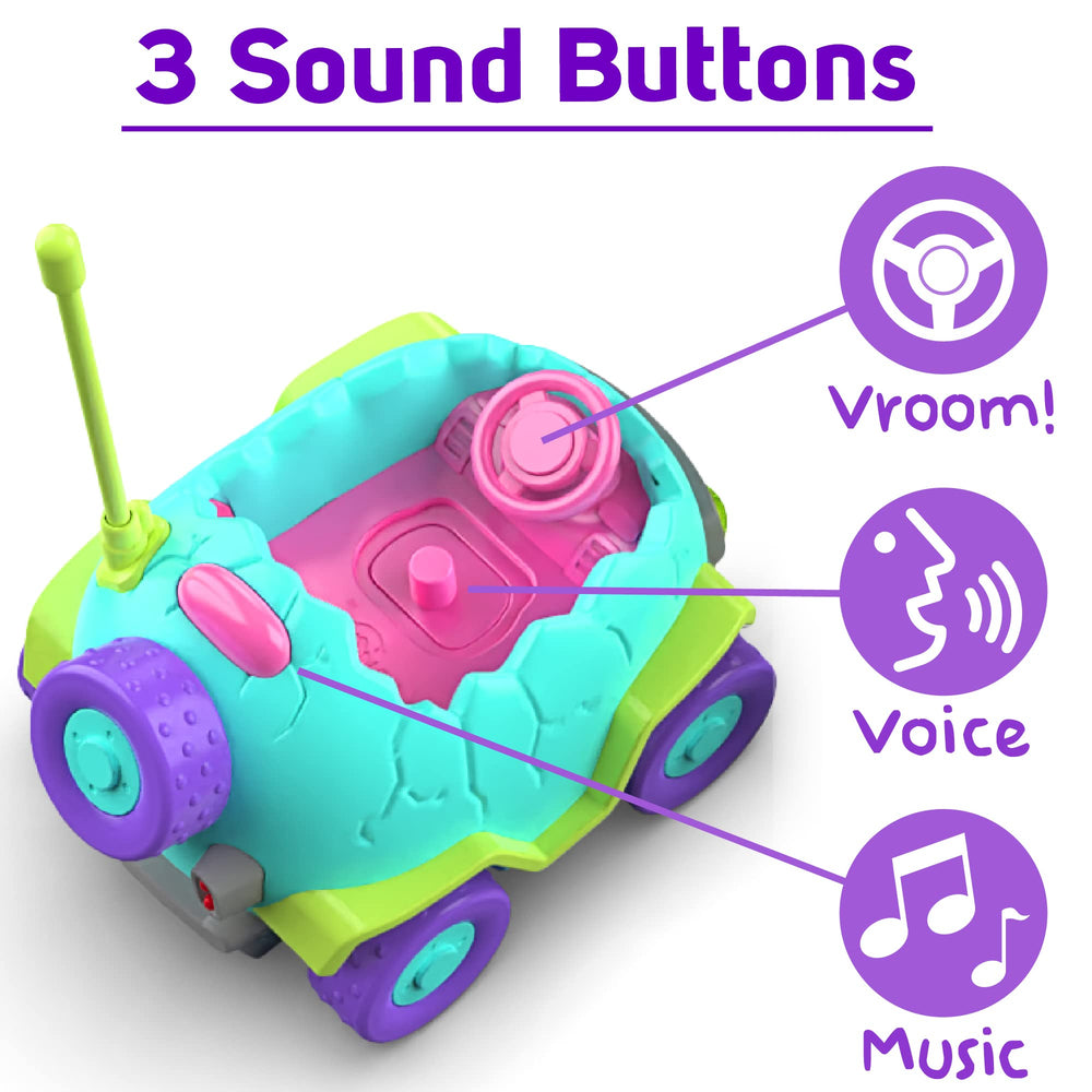 MindSprout Dino Chasers suitable for desk and floor play on flat surfaces