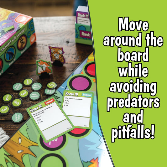 MindWare Animal Trivia Challenge Game die used to determine turns and pace.