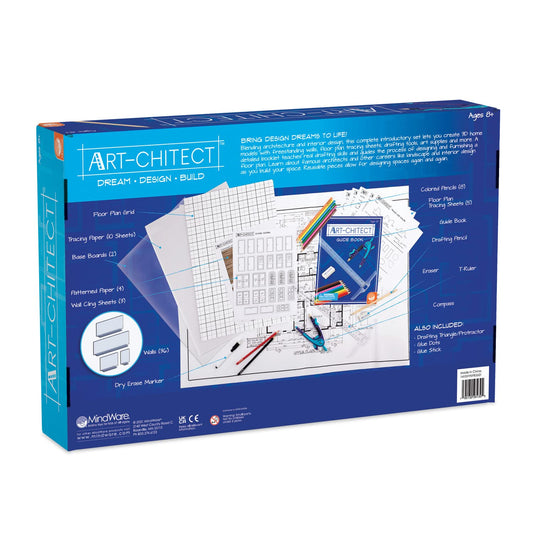 MindWare Art-chitect base boards provide sturdy foundation for durable 3D models.