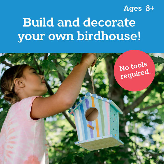 MindWare birdhouse kit paint palette enables vibrant color mixing
